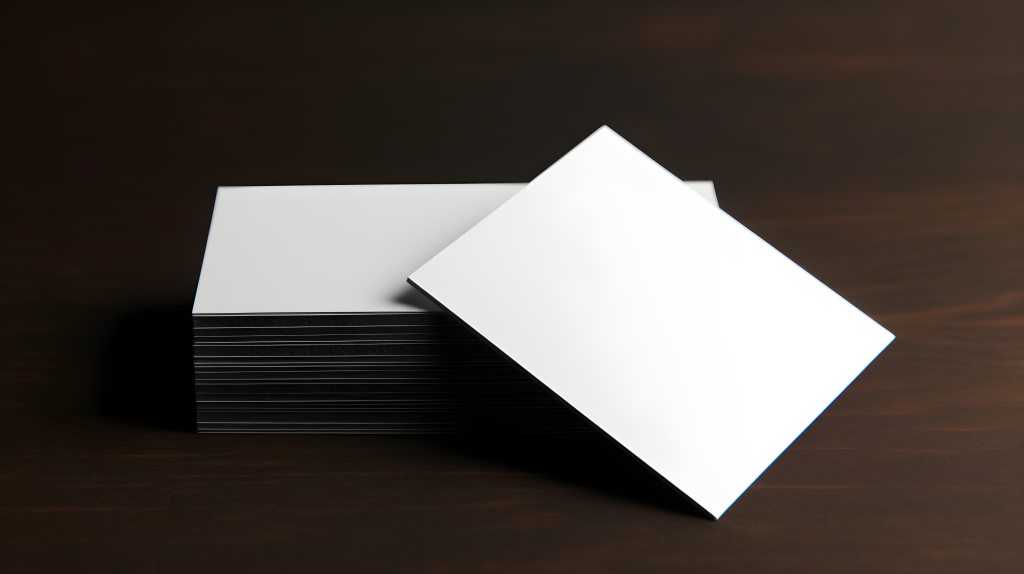 白色卡纸摄影图片