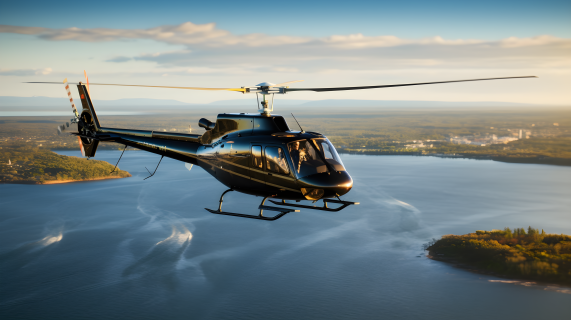 悠然海岸：悉尼直升机巡游摄影图片