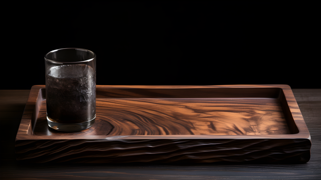 棕色木质托盘风格的摄影图片