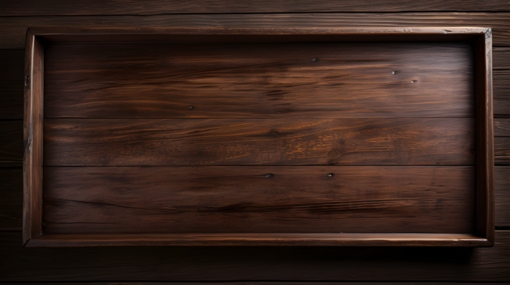 深棕色木质托盘风格的摄影图片