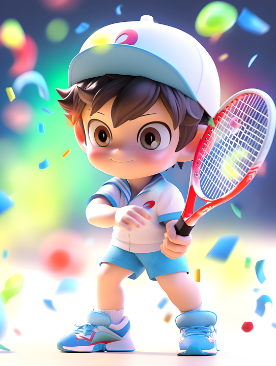 少年网球运动员水汪汪大眼睛摄影版权图片下载