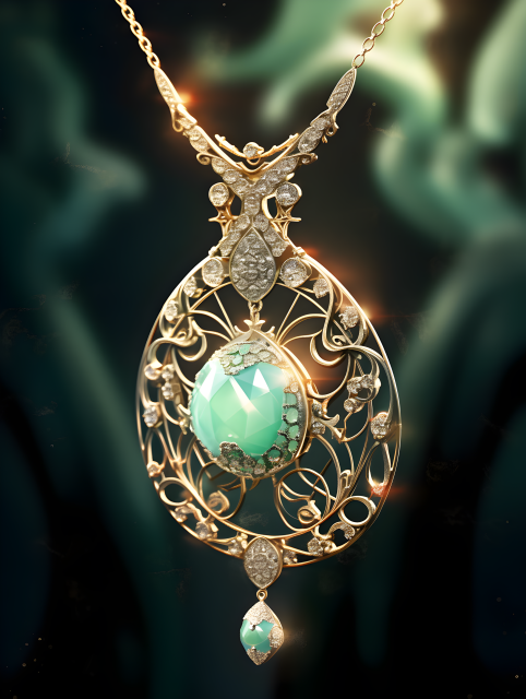 精美黄金珠宝摄影图片