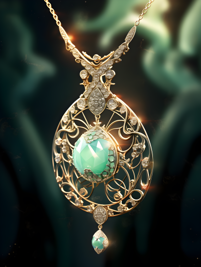 精美黄金珠宝摄影图片