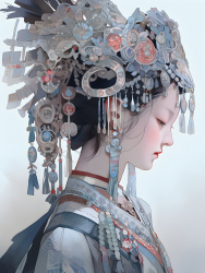精美中国各民族传统服饰摄影图片