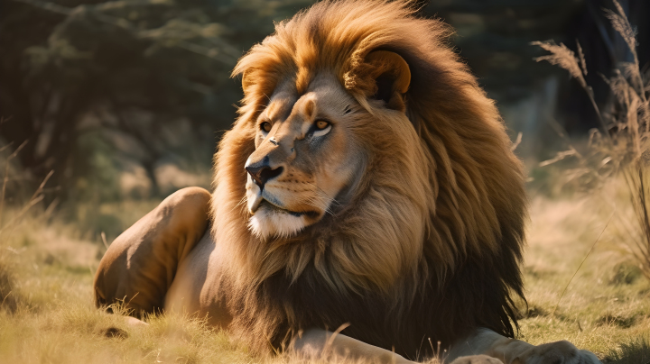 雄狮野生动物摄影版权图片下载