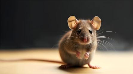 可爱小老鼠真实摄影图片