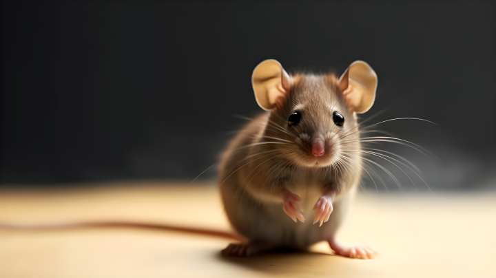 可爱小老鼠真实摄影版权图片下载