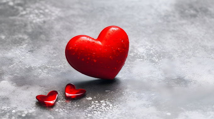 红心摄影图片