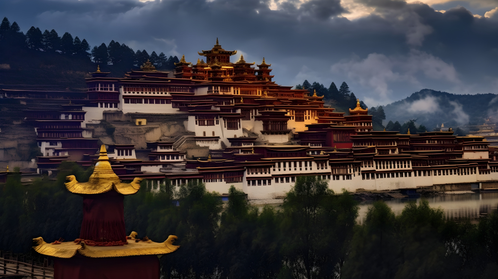 云南香格里拉风景摄影版权图片下载