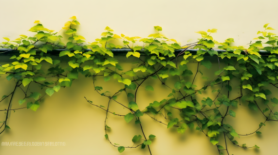 绿色植物藤蔓摄影图