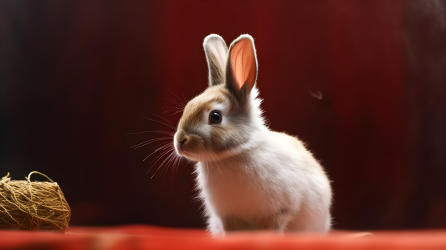 可爱兔子摄影图片