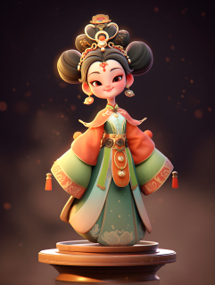 中国传统服饰美少女摄影图