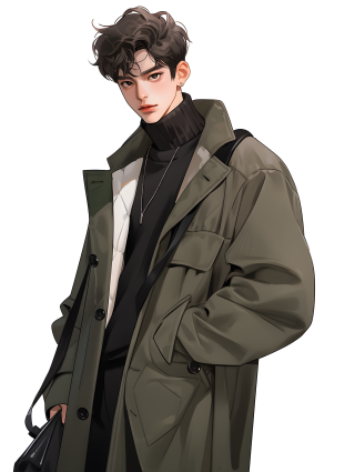 简洁发型的魅力大学生摄影图片