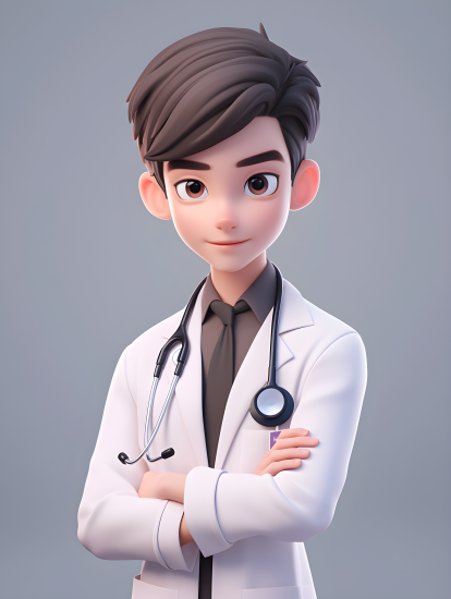 专业卡通医生摄影图片