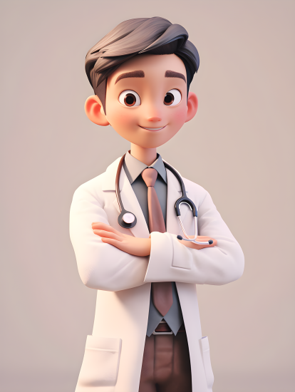 卡通医生摄影图片