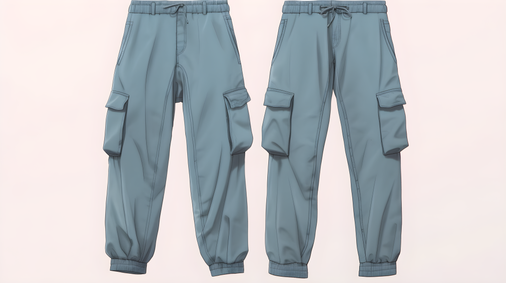 大气染色蓝色货物裤摄影版权图片下载