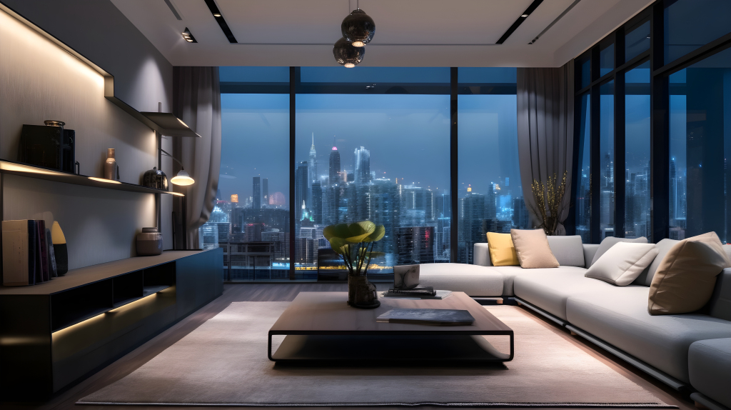 现代城市落地玻璃摄影版权图片下载