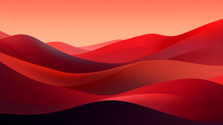 红色抽象山脉日落景色摄影版权图片下载