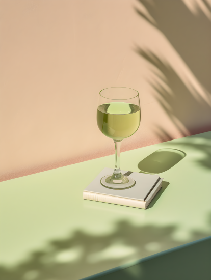 午后阳光清新玻璃杯光影摄影图