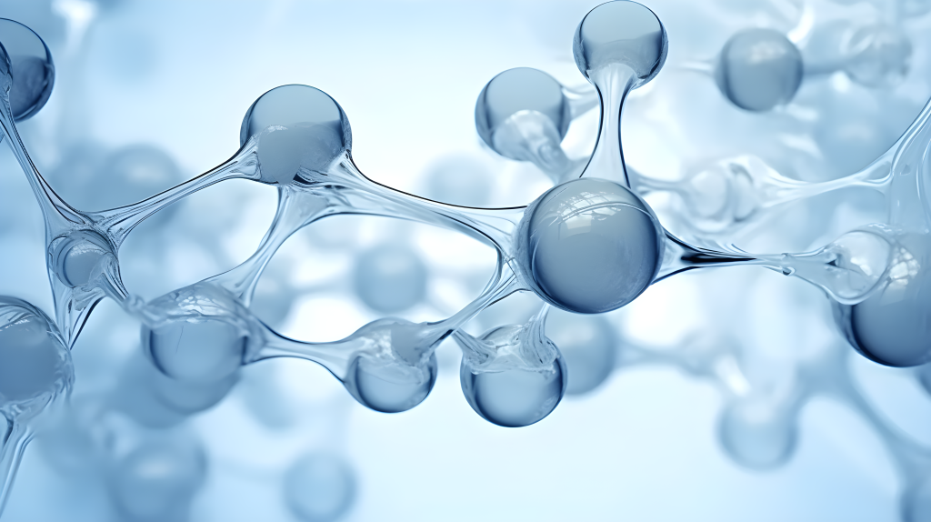 微透科技感医疗分子结构摄影版权图片下载