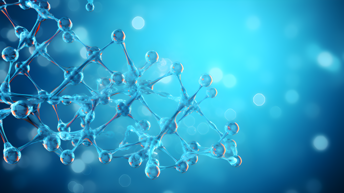 分子间的微观联系摄影图片