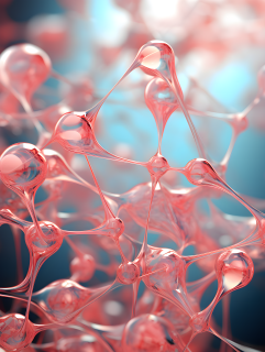 细胞和分子微观之美的摄影图片