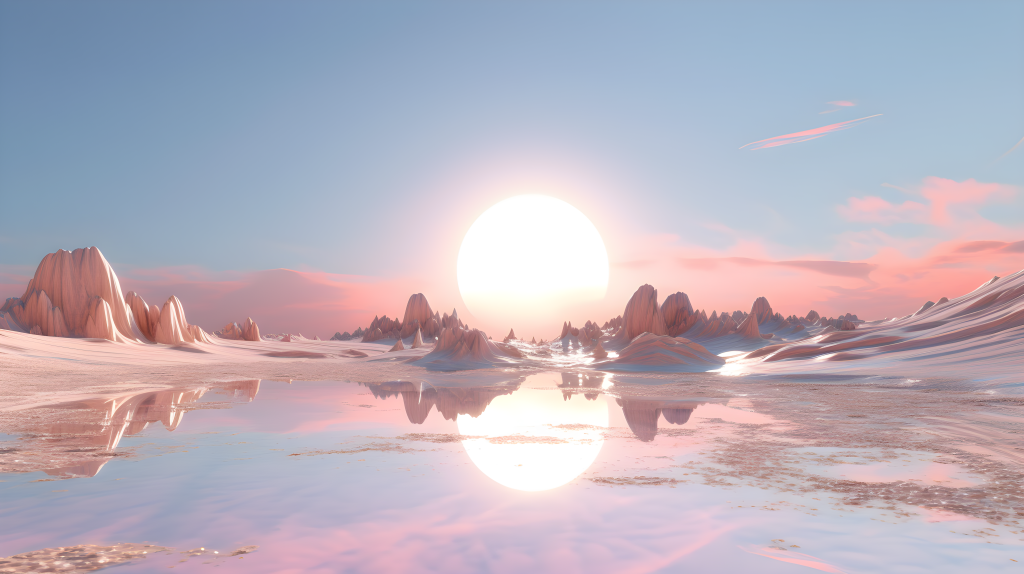 柔和明亮的幻觉世界摄影图