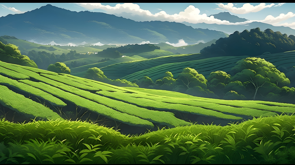 园林茶园风景摄影版权图片下载