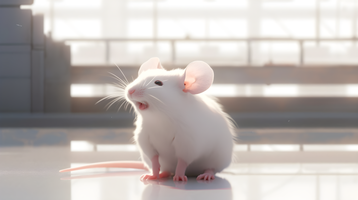 医学实验白鼠观望的摄影版权图片下载