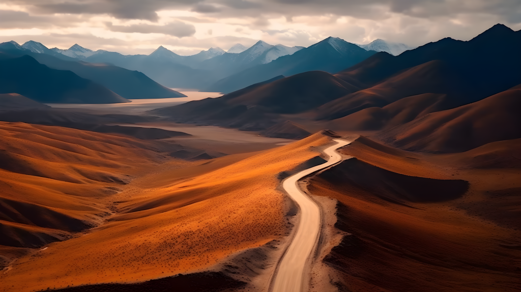 山间奇观缤纷绚丽的山峦摄影图版权图片下载