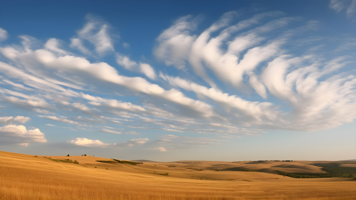 天空中的积云自然风光摄影版权图片下载
