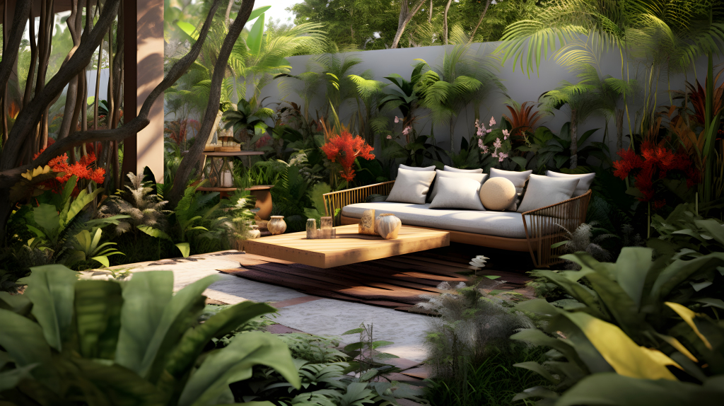 果阿风格庭院摄影版权图片下载