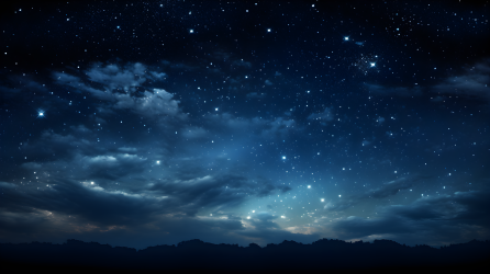 星空繁星夜摄影图