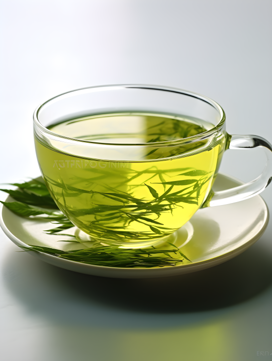 清新高质感绿茶摄影图版权图片下载