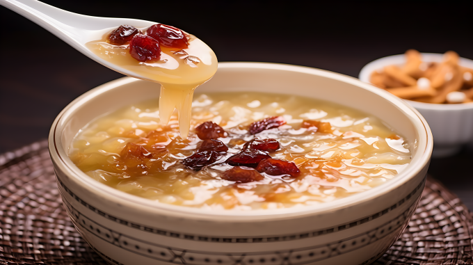 冬日补益汤美食摄影图