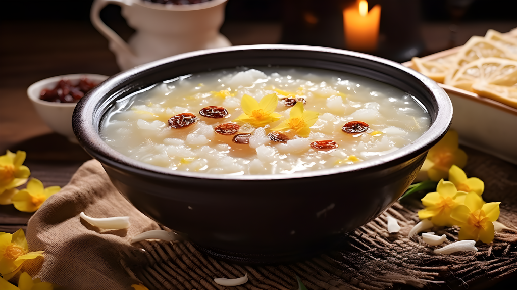 冬日滋补银耳汤美食摄影图版权图片下载