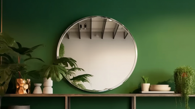 精致的仿真绿植摄影图