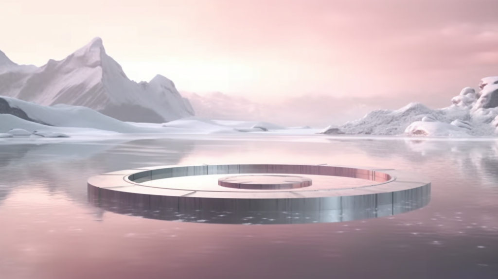 漂浮的水中展台摄影版权图片下载