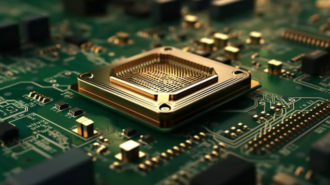 光影交错存储芯片令人印象深刻的摄影图片