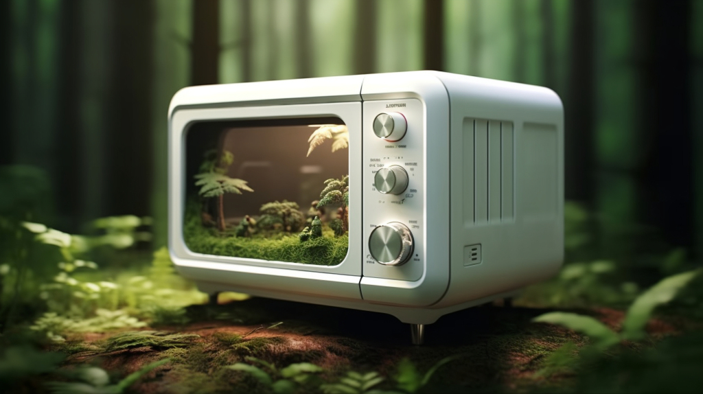 枝上的小白微波炉摄影版权图片下载