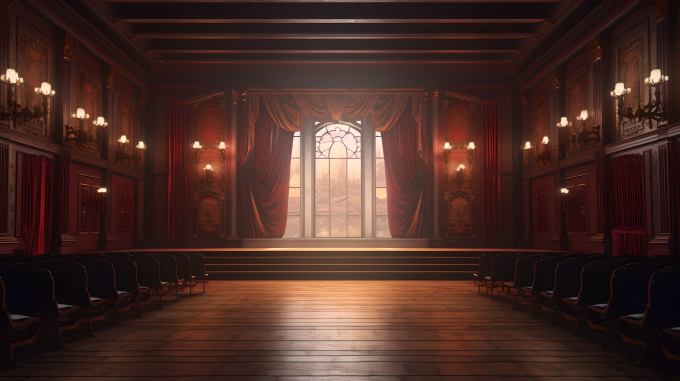 超逼真舞台摄影图片