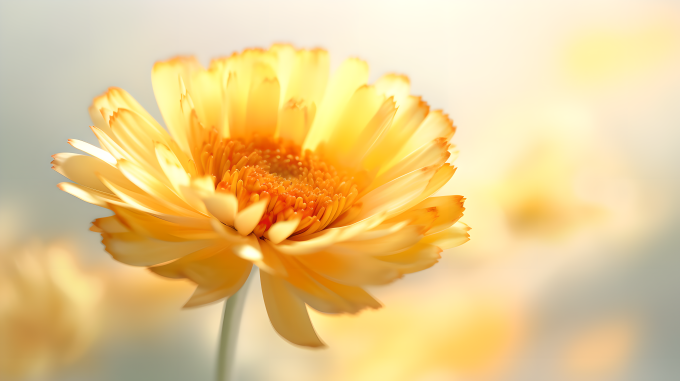 黄色小花植物护肤品提取物摄影图片