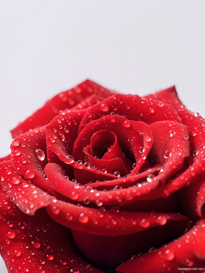 植物玫瑰花水滴特写摄影图片