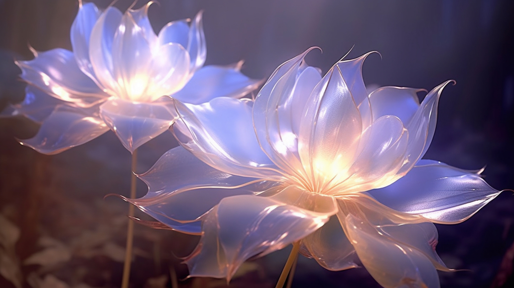 绮丽幻境妖娆宛若梦幻的花朵摄影图片