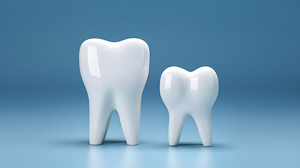 大小不一的白灰牙齿雕塑摄影图版权图片下载