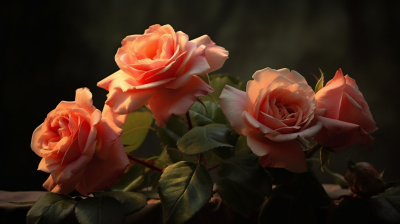 精致优雅玫瑰花摄影图片