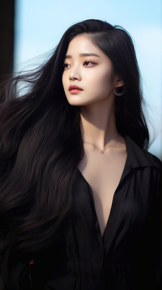 中国时尚魅力女模特摄影图片