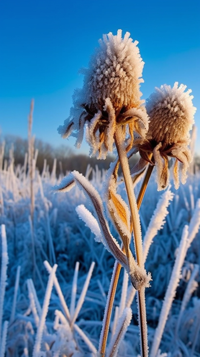 冬日自然景色摄影图版权图片下载