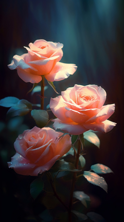 粉色玫瑰花摄影图片