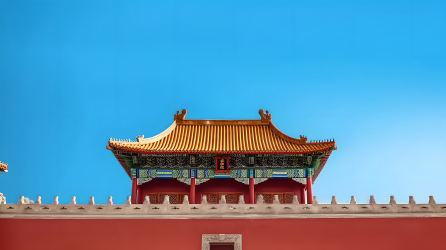 中国传统建筑紫禁城北京摄影图片